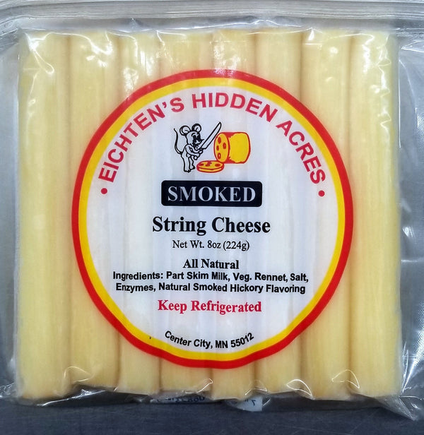 Smoked String Cheese, Smoked 8 oz Package – The Table Gourmet