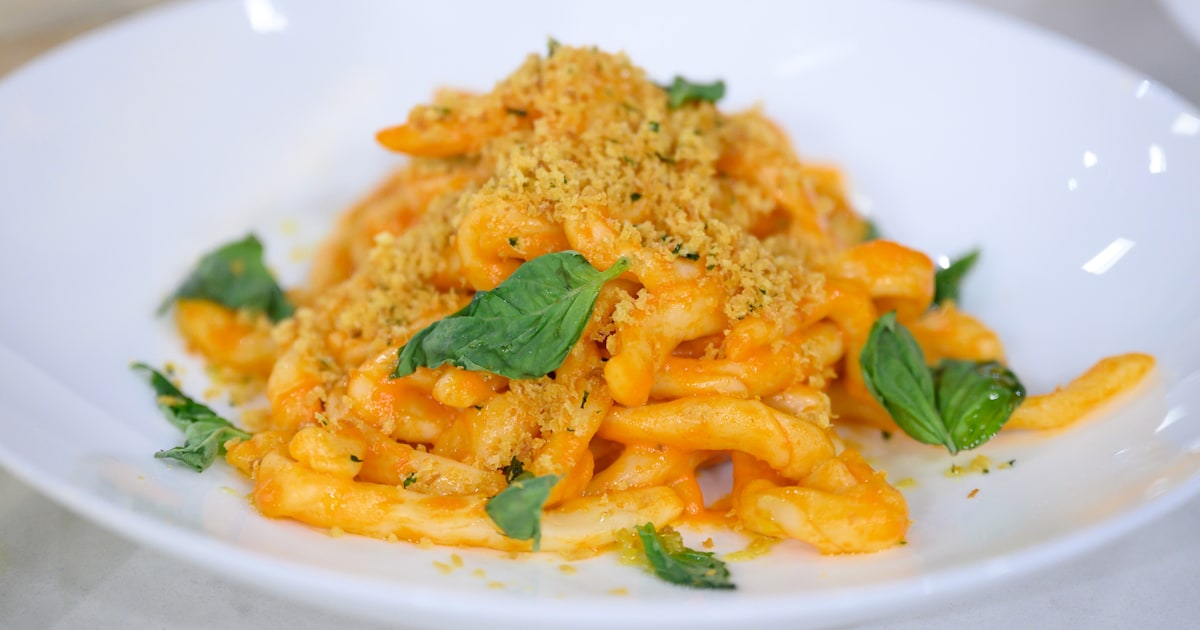 Fresh Strozzapreti Hand Rolled Pasta - Vegan