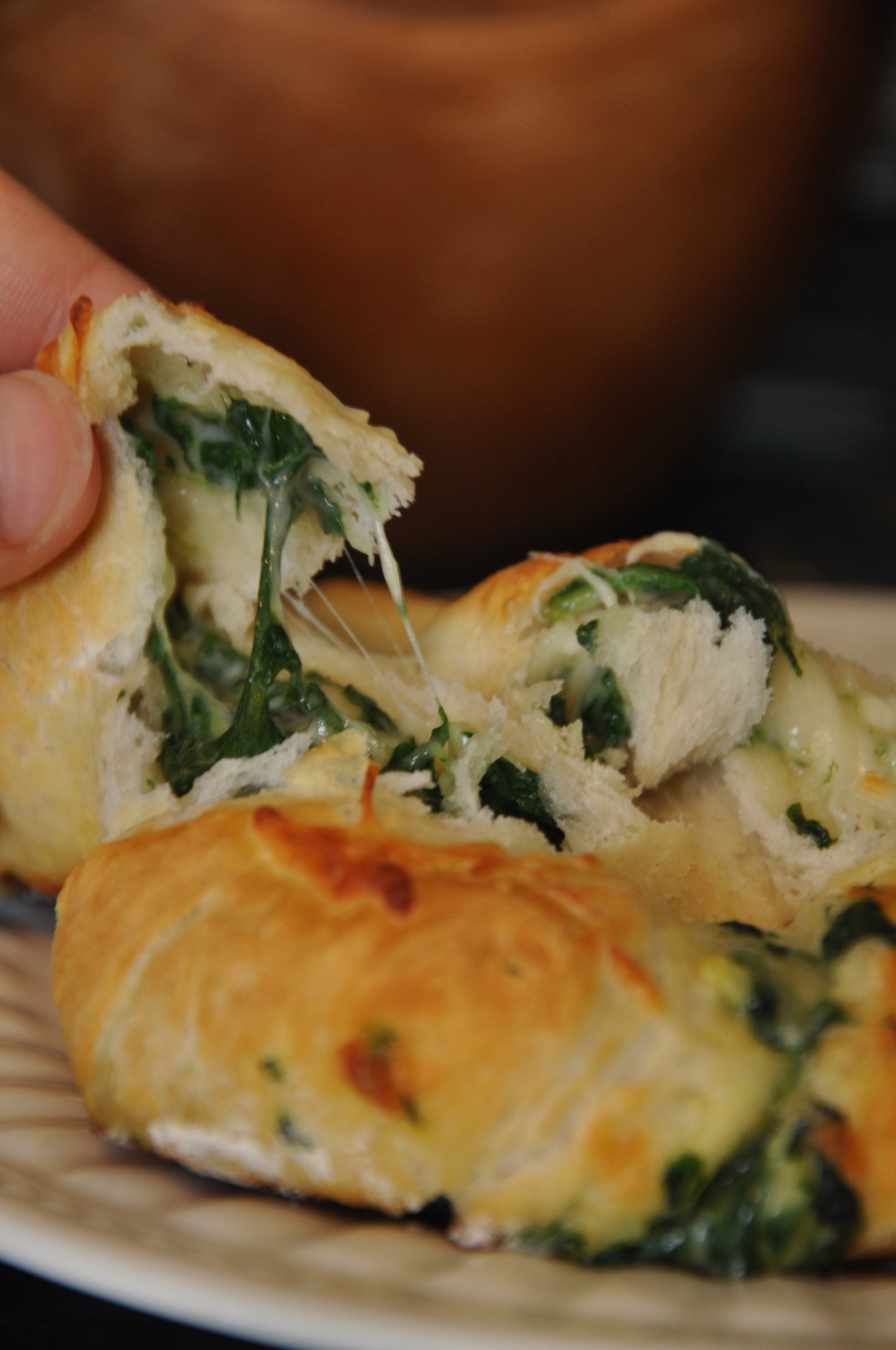 Spinach Feta Stuffed Pretzels - 6 oz- 24 per case