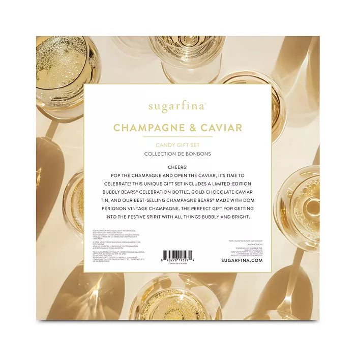 Sugarfina Champagne & Caviar 3 Piece Gift Set