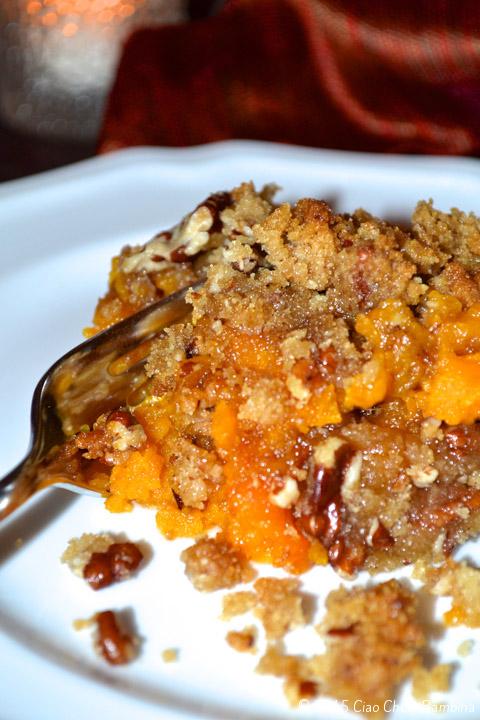 Sweet Potato Casserole with Pecan Streusel