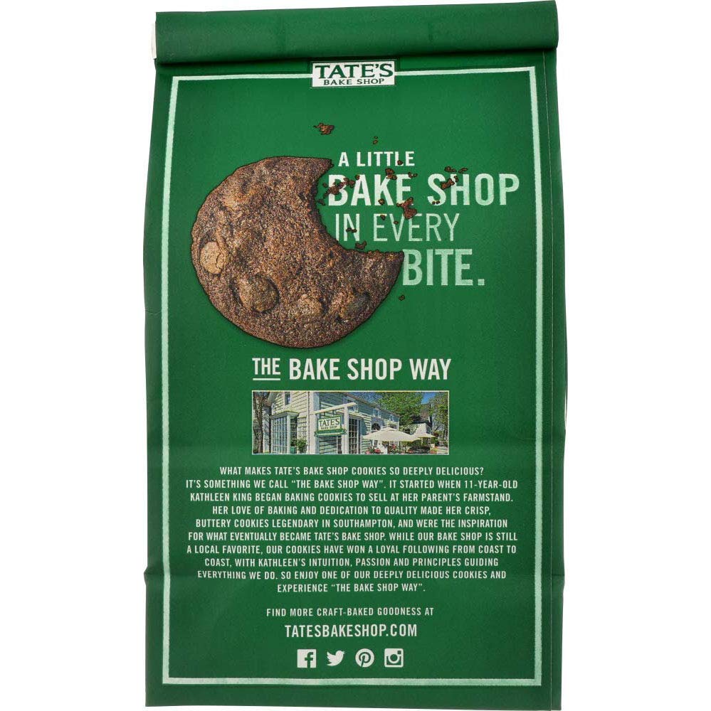Tate's Bake Shop Double Chocolate Chip Cookies 7 oz - Pack of 3