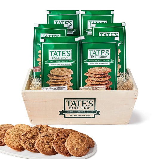 Tate's Bake Shop Cookies, Variety Gift Basket, 7 Oz, 6 Pack