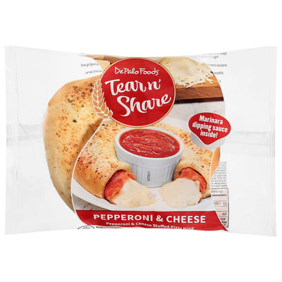 Tear N Share Pepperoni and Cheese Pizza Ring, 8.5 oz - 12 per case