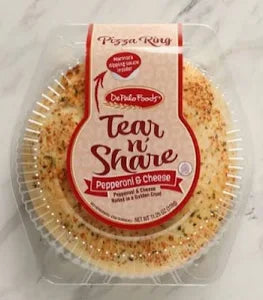 Tear N Share Pepperoni & Cheese Pizza Ring – 11.25 oz – 9/Case