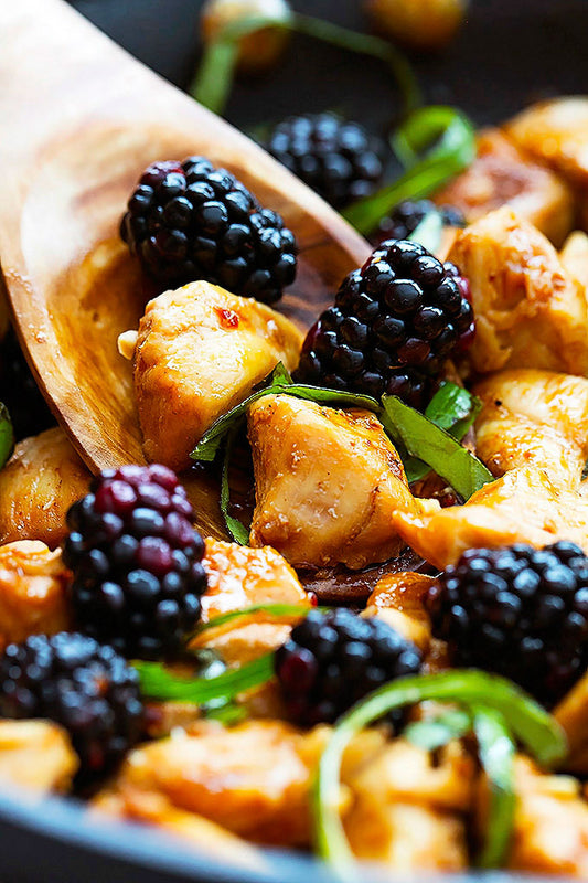 THAI BLACKBERRY BASIL CHICKEN