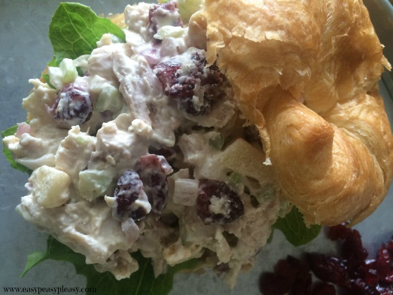 Rotisserie Chicken Salad Croissant Sandwiches