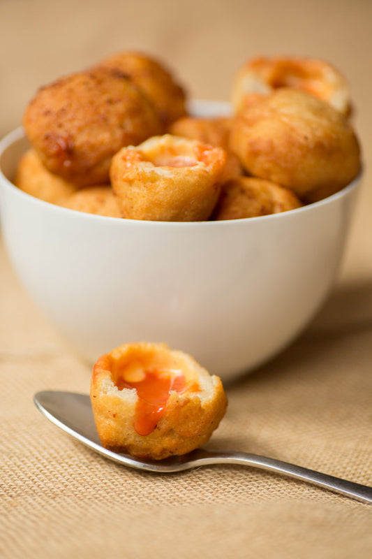 GRILLED CHEESE TOMATO SOUP DUMPLINGS