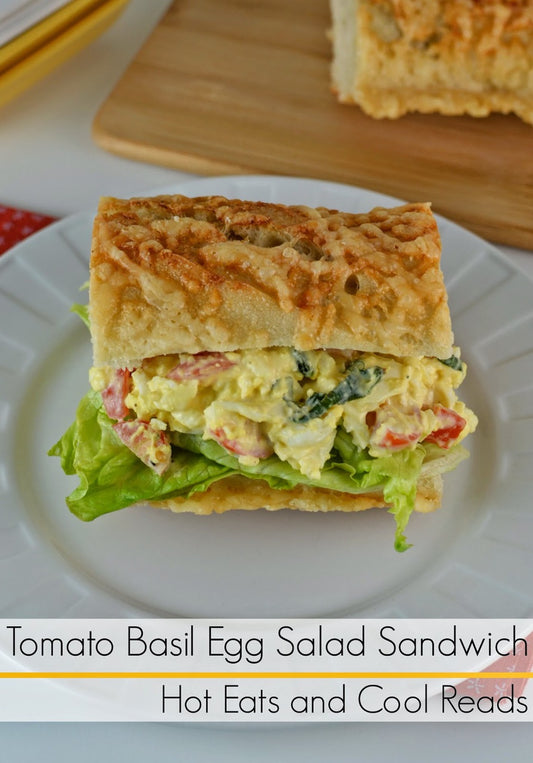 Tomato Basil Egg Salad Sandwich