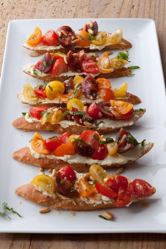 Two Bite Crostini Party Ideas w/ Recipes
