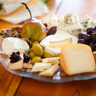 A Tour of Wine Country Cheese Gift Plate