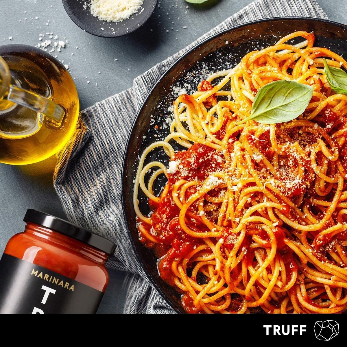 TRUFF Black Truffle Marinara Pasta Sauce - Non-Gmo,Vegan -2 Pack