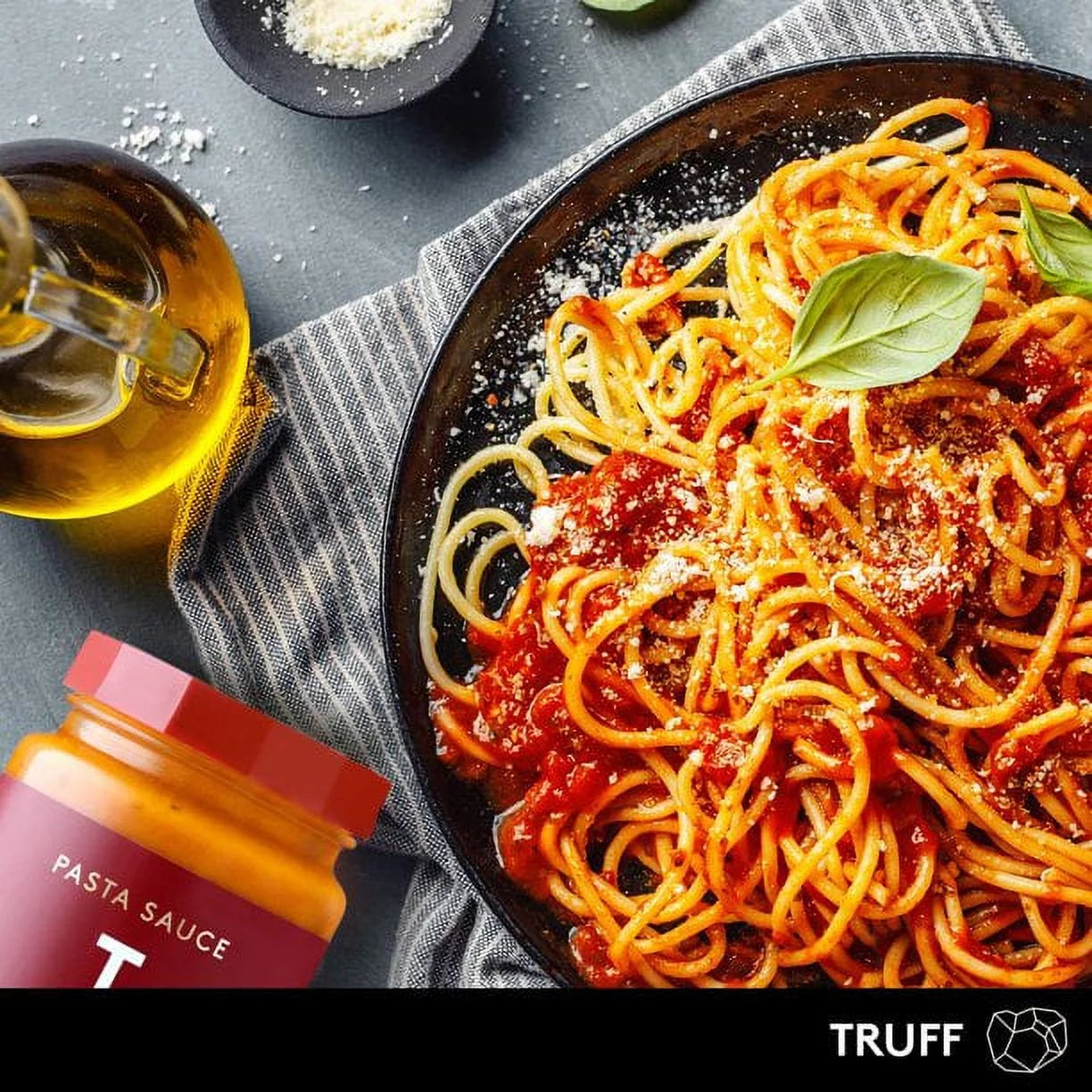 TRUFF Black Truffle Spicy Marinara Pasta Sauce - Non-Gmo,Vegan -2 Pack