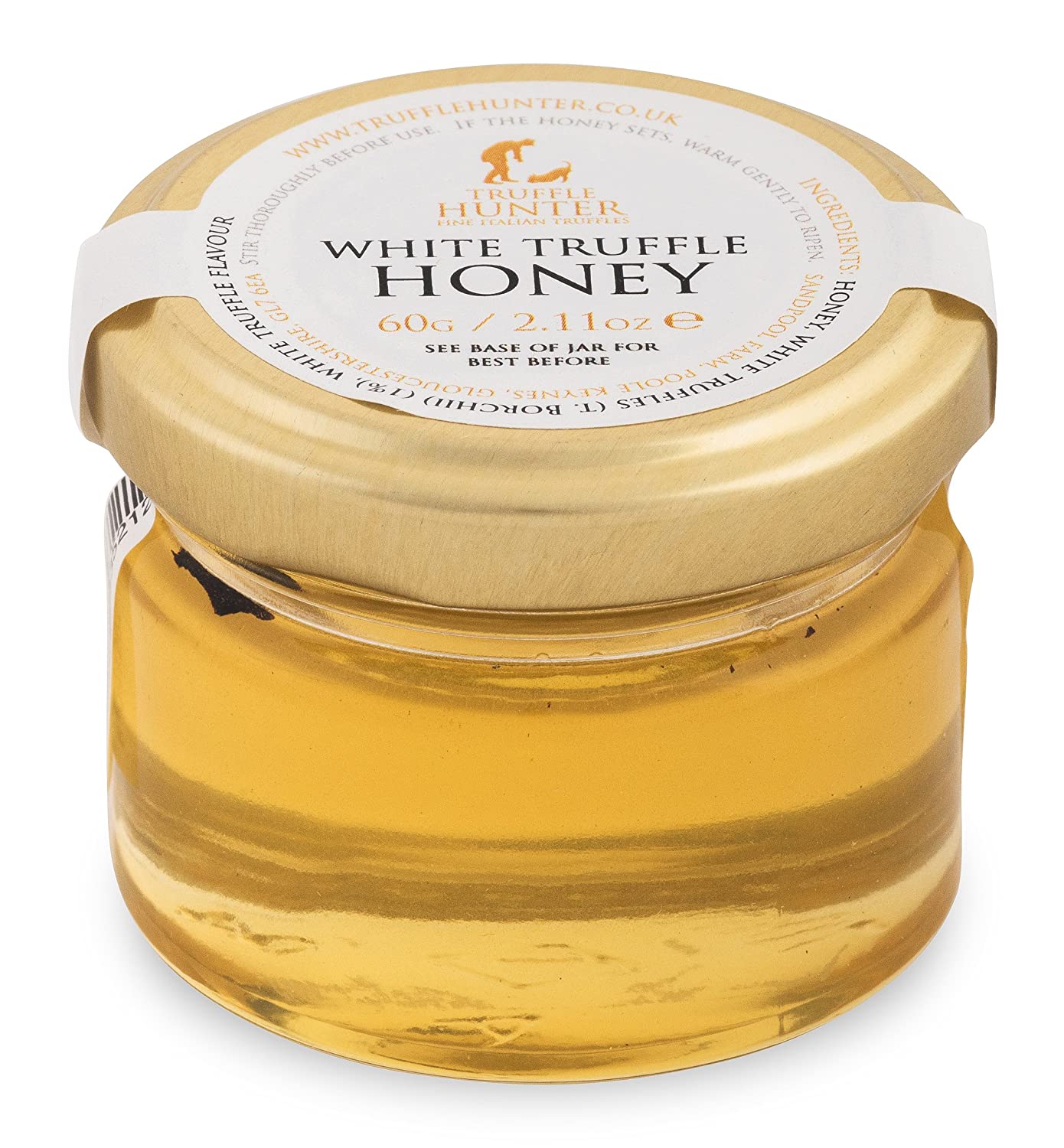 TruffleHunter Real Black & White Truffle Condiment Selection Gift Box - Acacia Honey, Dijon Mustard & Flaked Cornish Sea Salt