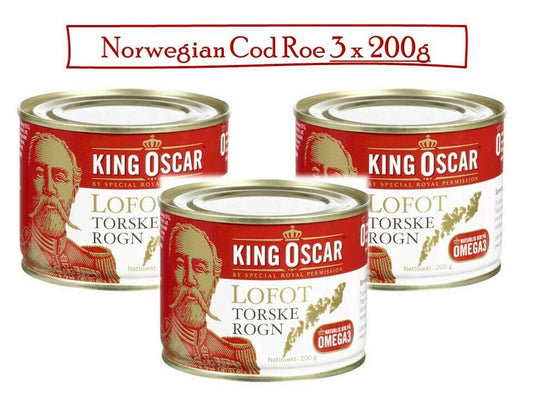 King Oscar Lofot Torske Rogn  - 3 Pack