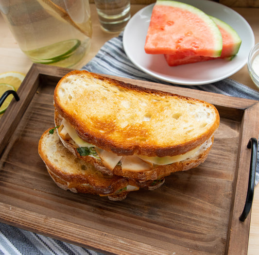 Turano 48 oz. Sliced Rustic Panini Bread - 6/Case
