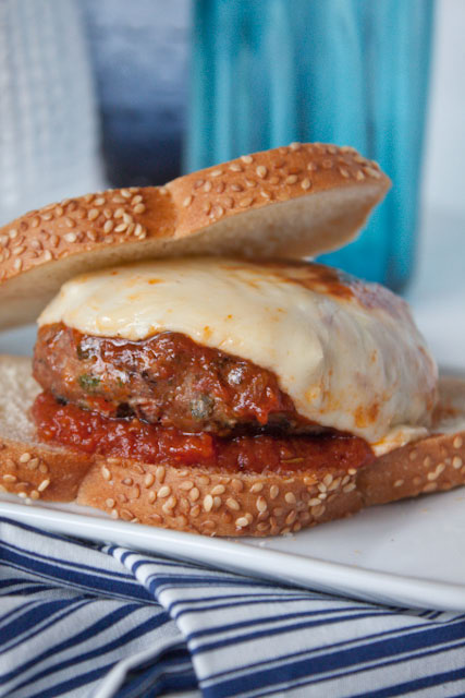 Chicken Parmesan Burgers