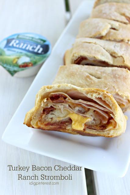 TURKEY BACON CHEDDAR RANCH STROMBOLI