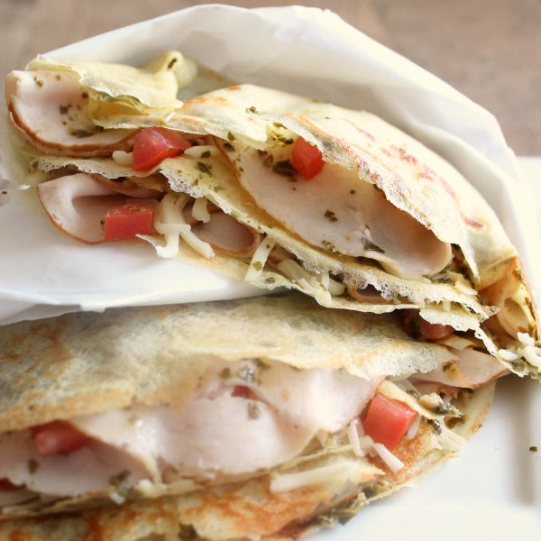 Turkey Pesto Crepes