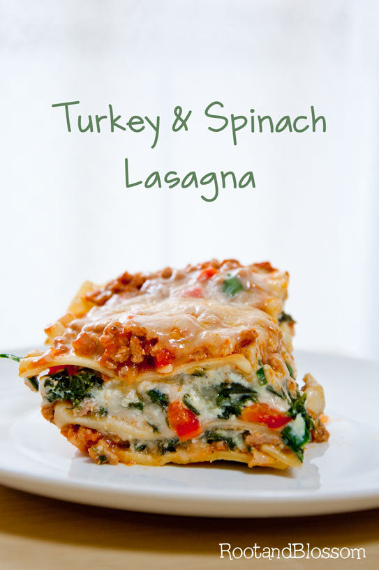 Turkey Spinach Lasagna