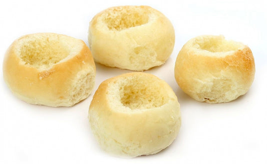 Brioche Mini Bread Bowls Unfilled - 36 pieces per tray