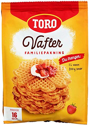 Toro Vafler - Finest Norwegian Waffle Mix (20.8 ounces), Made in Norway