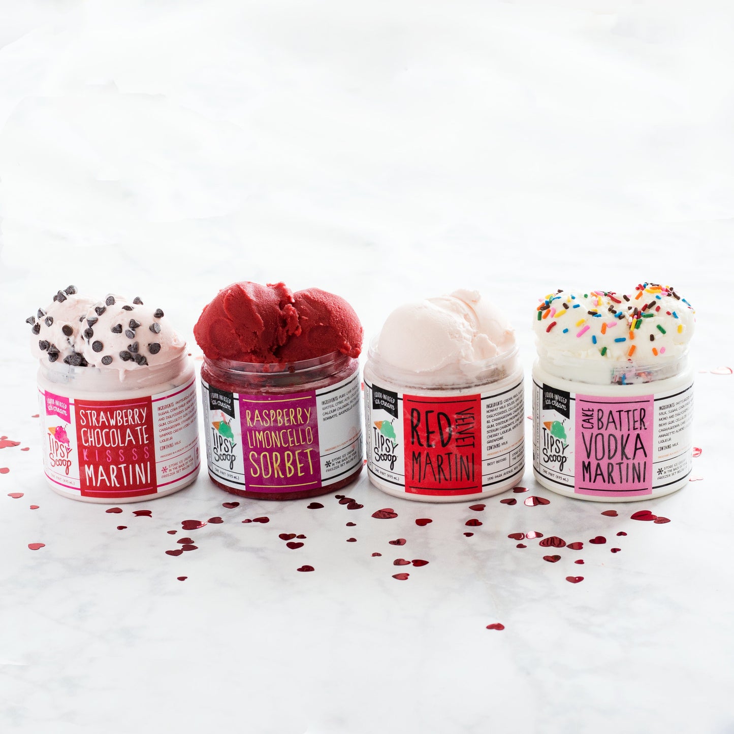 Valentine's Day Pack - 4 Pints - Tipsy Scoop