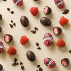 Venchi Dark Chocolate Raspberry Mini Eggs, 2.2 lb