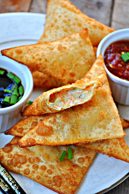 Crispy Crab Rangoon's (Vegan)