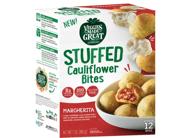 Stuffed Margherita Cauliflower Bites - 2 lb - 6/Case