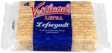 Norwegian Vestlandslefsa Tykklefse Cinnamon Buttered Pastry Lefse