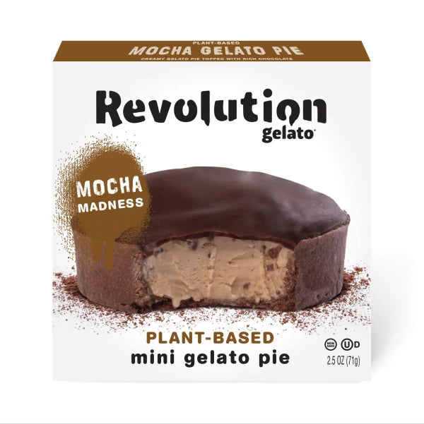 Mocha Madness Gelato Pie - Plant Based - includes 8