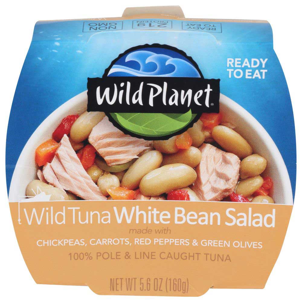 Wild Planet Wild Tuna White Bean Salad, 5.6 Oz - 12 per case