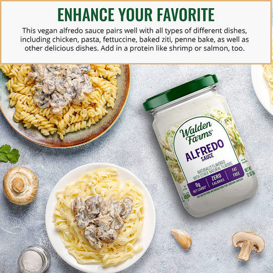 Walden Farms Light Alfredo Sauce, 12 oz each - Pack of 3