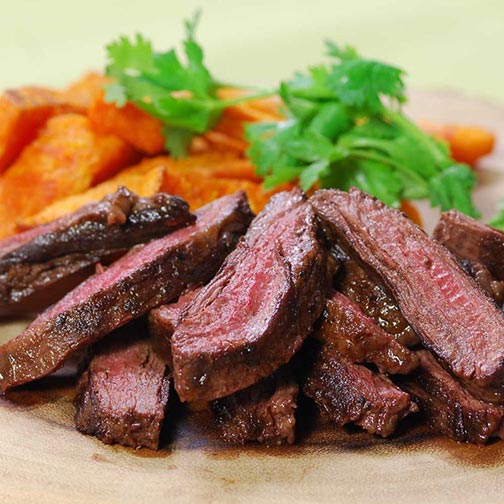 Wagyu Beef Outside Skirt Steaks 2 skirts, 2 lbs ea