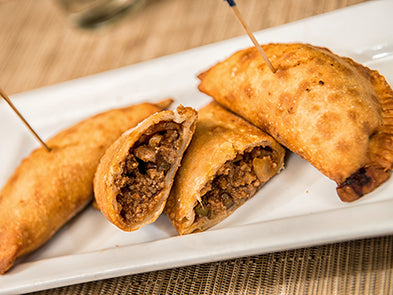 EMPANADA SAMPLER - Beef, Chicken, Onion & Cheese, Corn & Cheese