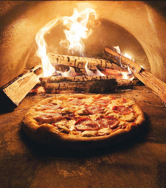 WOOD FIRED PIZZA WOOD FIRED PIZZA SAMPLER - Mushroom & Truffle, Margherita, Four Cheese & Sicillian- Mushroom & Truffle, Margherita, Four Cheese & Sicillian Pepperoni Pizza, 9" - 2 Pack