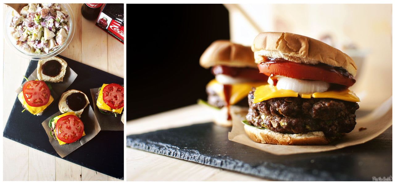 Whiskey Cheddar Burgers