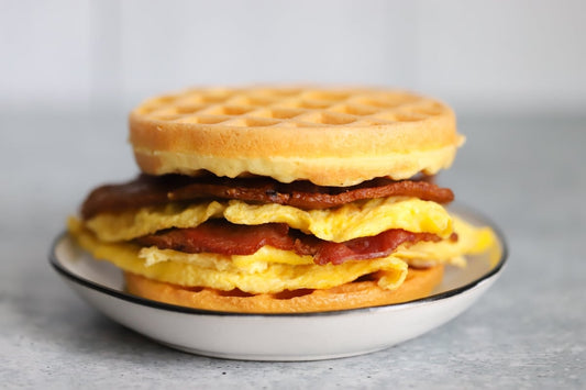 White Bread Chaffles - Keto, Gluten Free - 1 Dozen