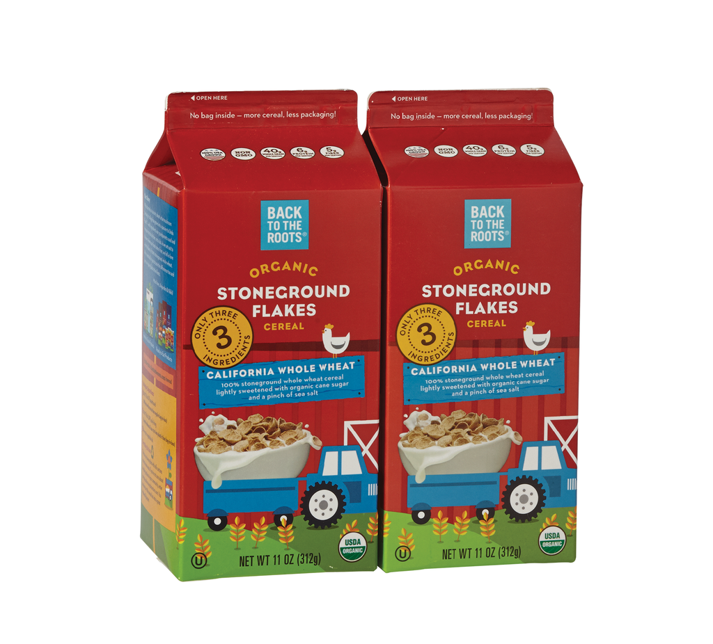 CA Whole Wheat Breakfast Cereal, 2-pack - Back to the Roots