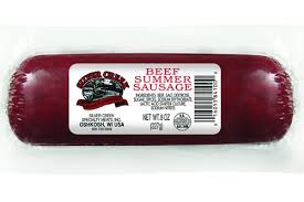 Busch Thuringer Summer Sausage 3.6 lbs - Hardwood Smoked