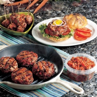 WILD ALASKAN SALMON BURGER MEAT -  4 lbs