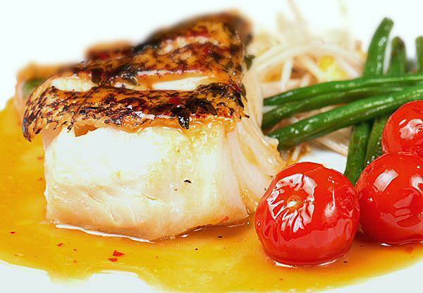 Wild Alaskan Halibut Fillets - 6 of 6 oz each - Skin On