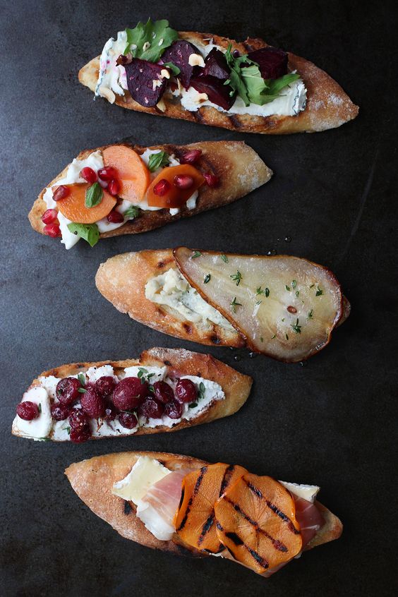 Two Bite Crostini Party Ideas w/ Recipes
