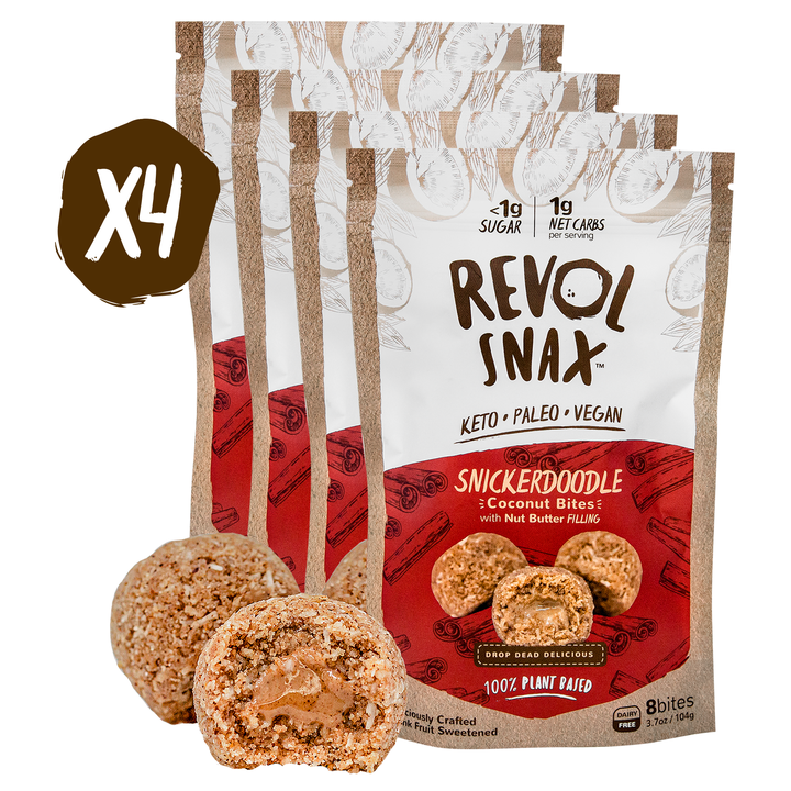 SNICKERDOODLE BITES - 4 Pack Revolv Snax