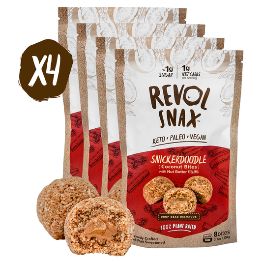 SNICKERDOODLE BITES - 4 Pack Revolv Snax