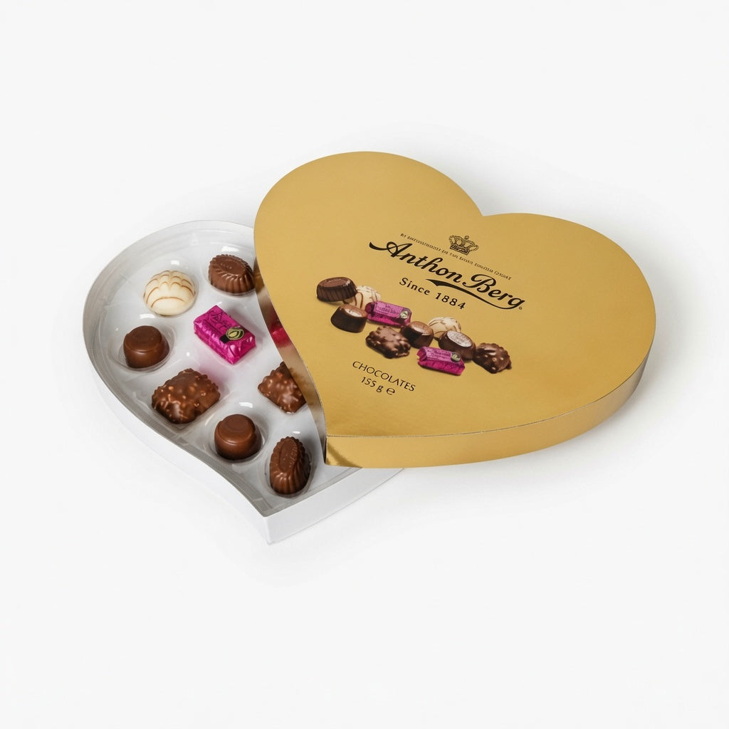 Anthon Berg Heart Gold Danish Pralines Gift Box – 155g