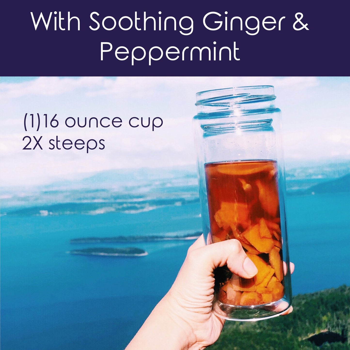 Zesty Cherry (Edible Fruit Tea) - 6 packs