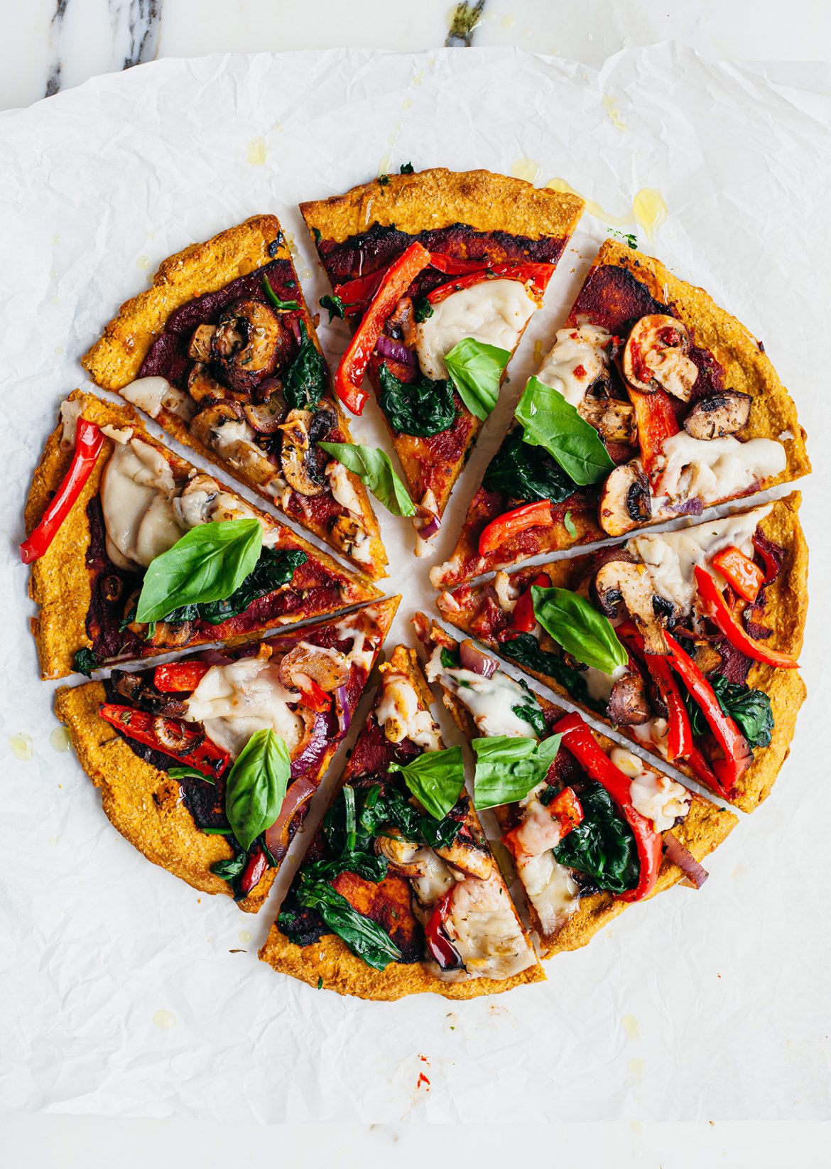 10" Gluten Free Spiced Sweet Potato Pizza Crust - includes 24