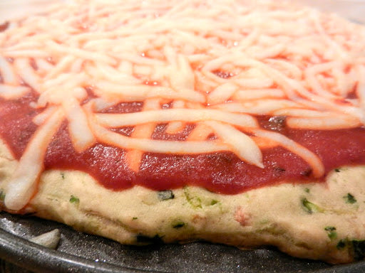 10" Gluten Free Zucchini Pizza Crust - includes 24